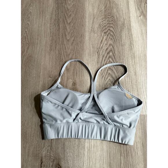 Columbia Sports Bra, Light Gray, Women's Small, Thin Strap - Picture 2 of 3